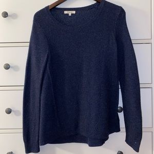 Madewell navy blue crew neck sweater